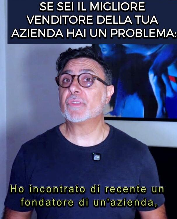 SE SEI IL MIGLIOR VENDITORE DELLA TUA AZIENDA HAI UN PROBLEMA: IL TETTO DI VETRO DELLA VENDITA